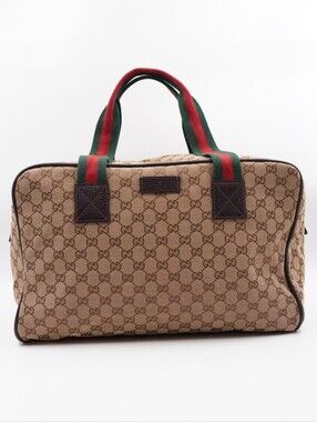 CL19 💕 GUCCI GG Monogram Web Carry On Duffle
